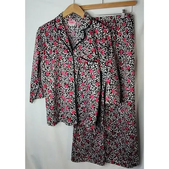 Kate Spade- Women's 2 piece Floral pajama set- size small - Picture 1 of 8
